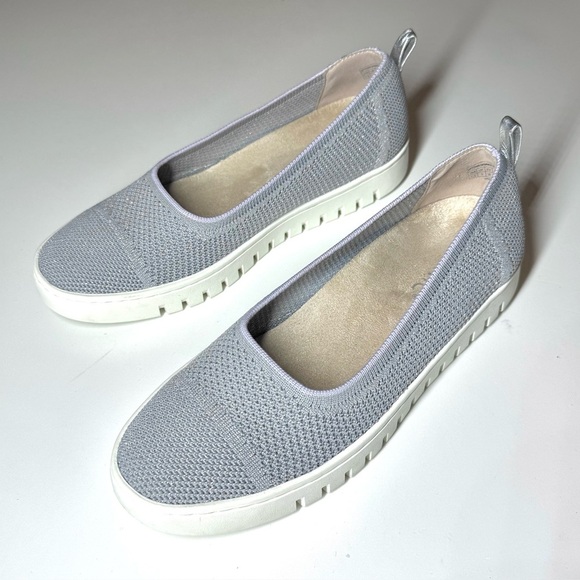 Vionic Womens Uptown Skimmer Shimmer Gray Knit Slip-on Comfort Shoes Size 7.5 - Picture 5 of 10
